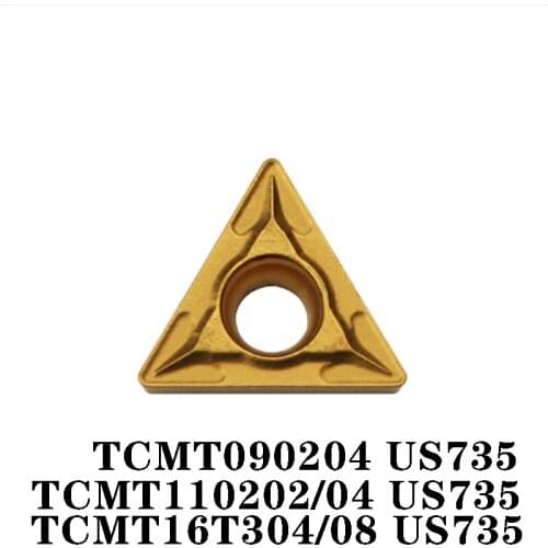 100% Original TCMT TCMT090204 US735 TCMT110202 TCMT16T304 10pcs CNC lathe Insertion Carbide Insert Imported From Japan Quality