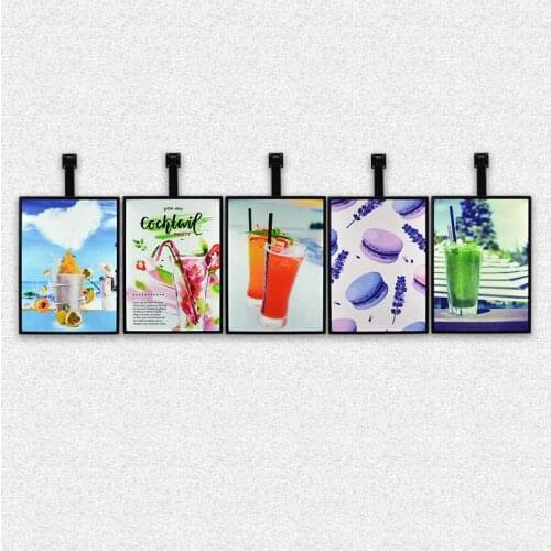 Tea poster back lit light box aluminum profile menu board led light box