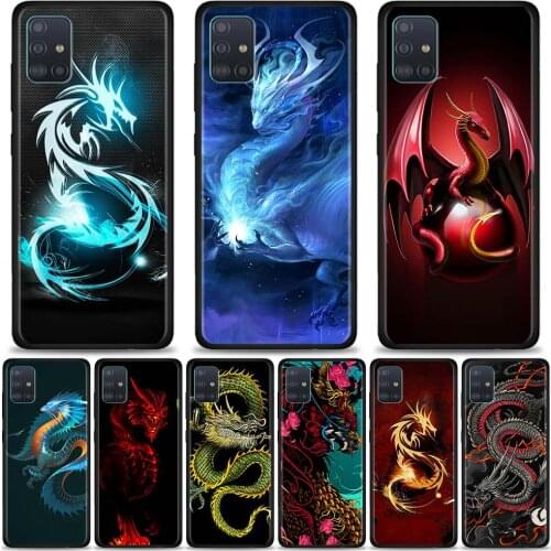 Case for Xiaomi Redmi Note 9 9s 8T 8 Pro 7 8A 9A 9C 9T 9i 9 Power Bumper Cover Dragon