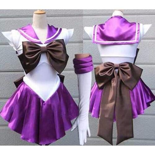 5 Colors Anime Sailor Moon Cosplay Sexy Costume Plus Size Halloween Bow Costumes Gift For Women Fantasia Lolita Costumes Dress