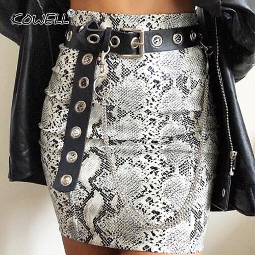 Женские кожаные юбки KOWELL China At AliExpress