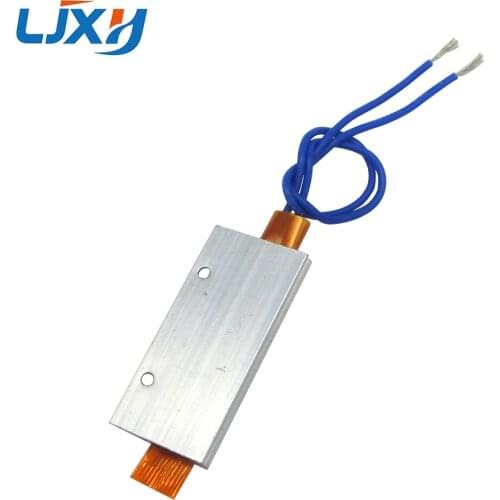 LJXH 2pcs 70/110/200/220 degrees Constant Temperature PTC Heater Element AC DC 24V/48V Size 60x28x7mm Shell Aluminum