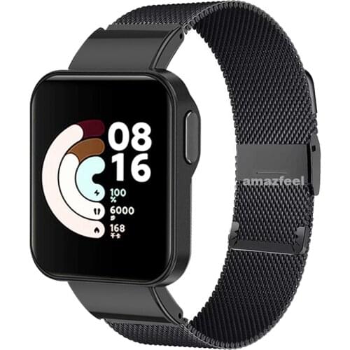 Metal Bracelet For Xiaomi Mi Watch Lite Strap Stainless Steel Mesh Loop Watch Straps For Mi Watch Lite Band Accessories Correa