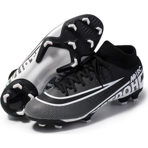 TaoBo Men Women Soccer Shoes Stock Knited Long Spike Football Boots Professional Original Botas De Futbol Socks Cleats Training