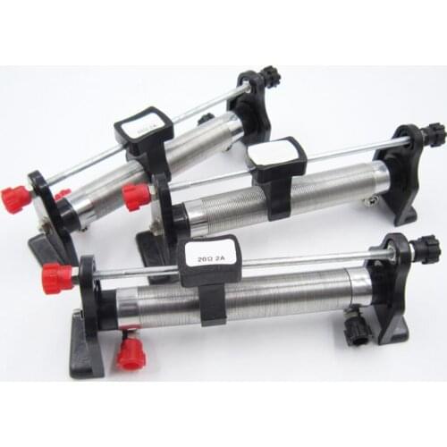 Scientific Laboratory 5/10/20/50/200 Ohms Slide Rheostat Physical Electrical Experiment Test Equipment