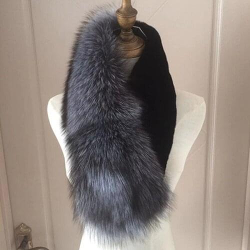2020 New Winter Shawl Scarf Womens Luxury Neckerchief Winter Fashion Warm Muffler Real Rex Rabbit Fur With Fox Fur Pullover