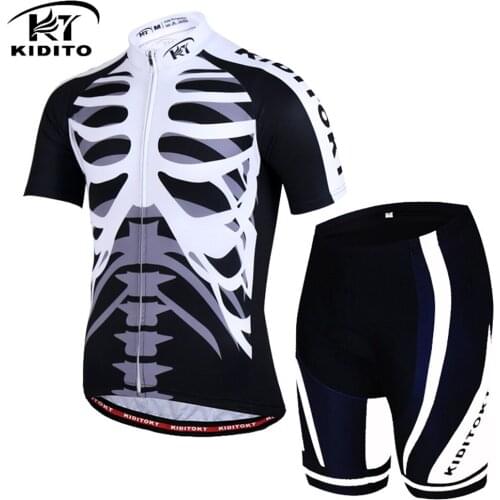 2021 New Summer Cycling Jersey Set Breathable Team Racing Sport Bicycle Jersey Mens Cycling Clothing Short Bike Jersey