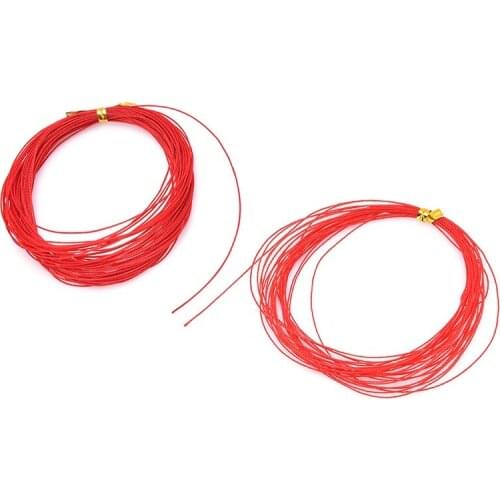 Diy Hardness Braided Fishing Line Anti Winding 2 Sizes Red Fishing Line For Explosion Hook Tied Hook