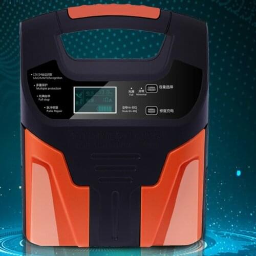 12v 24v Full Automatic Car Battery Charger 150Amp 220V Smart Charging For Lead-Acid Battery Charging Motorcycle Truck 10A 6A 3A