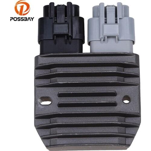 POSSBAY Motorcycle Aluminum Voltage Regulator Rectifier for Polaris 2011-2014 RZR 800 & RZR S 800 UTV ATV Motorbike Rectifier