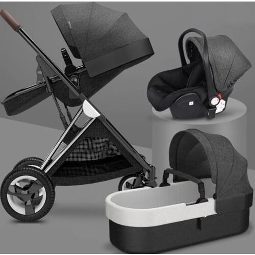 Luxury baby strollers 3 in1,High Landscape baby kinderwagen,pushchair,Travel Pram,Carriage, Basket,Baby Car Seat,baby stroller