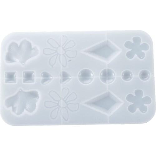 Crystal Epoxy Resin Mold Dangle Eearrings Silicone Mould DIY Crafts Jewelry Pendant Making Tools