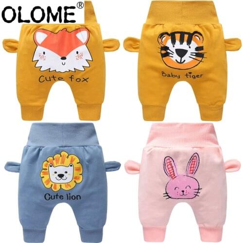 Infant Baby Pants Winter Toddler Trousers Thicken Kid Girls and Boys Long Pant High Waist Newborn Clothes OLOME Children Outwear