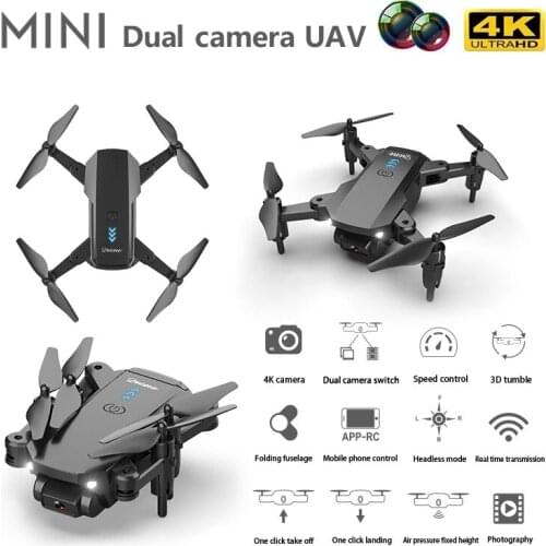 4K Dual Camera Switch RC Drone Air Pressure Altitude Hold Gesture Control APP-RC WiFi Real Time Transmission Folding Quadcopter