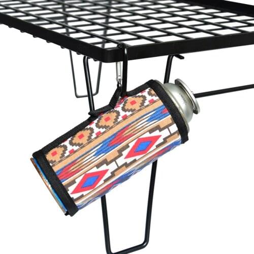 SUNDICK Gas Canister Cover Camping Hiking Fuel Cylinder Tank Bag 6.5x9.9cm Hiking Fuel Cylinder Tank Storage Bag Accessories