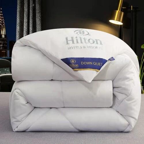 Hilton duvet thickened double spring, autumn and winter quilt gift hotel dormitory velvet quilt core