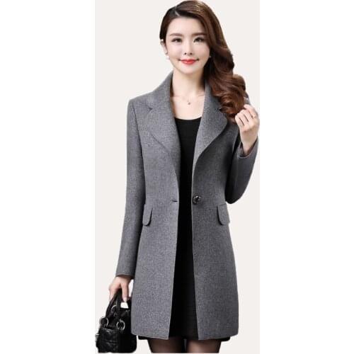 VOGORSEAN Women's Gray Coats