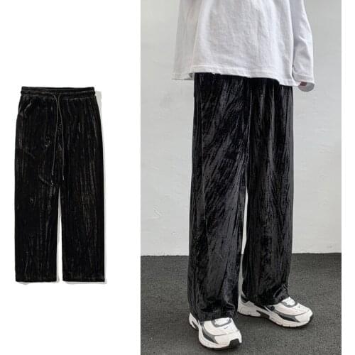 VOGREAPER Women's Velvet Trousers