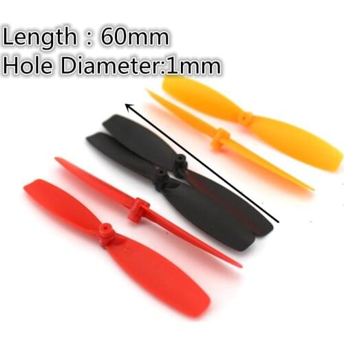 2A+2B 60mm 6cm Props High Speed Propellers Blades Props A B For 1mm Shaft R/C Spare Parts Access Small Mini Quadcopter Drone