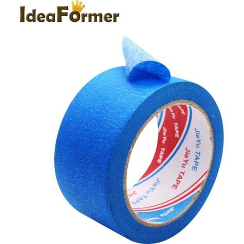 3D Printer High Temperature Polyimide Adhesive Tape Blue Masking Textured Tape Width 50mm Length 50m For 3D Printer parts
