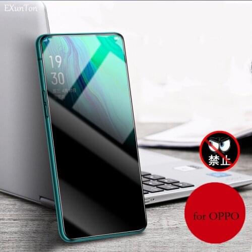 Tempered Glass For OPPO Reno 2 2Z 2F ACE Privacy Screen Protector For OPPO A9 A5 2020 for Realme XT 5 Pro 5S X2 Pro Protector