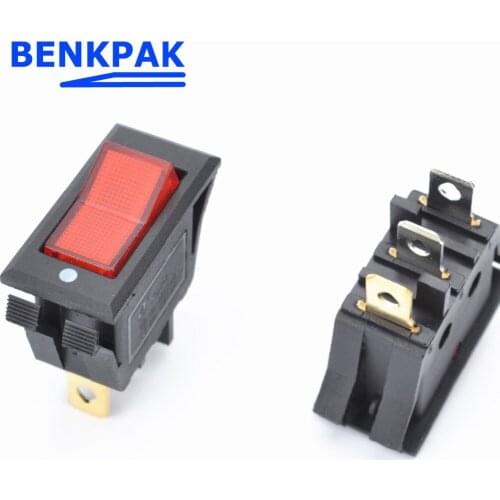 2pcs DC12V 3 pins mini rocker switch 20A ON-OFF
