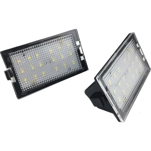 Car License plate Light White 18 SMD For Land Rover Discovery Series 3/4 Freelander 2 Range Rover Sport (L320) 2005-2013