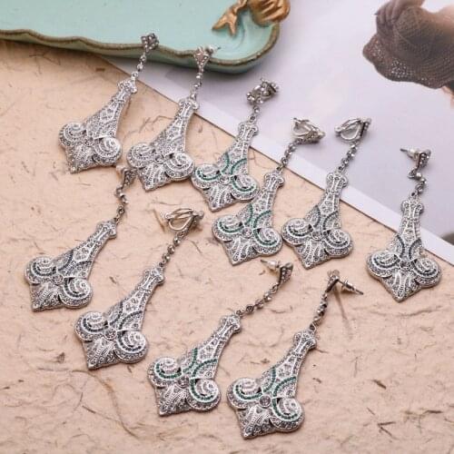 Geometric Exaggerate Earrings European Fashion Styles Vintage