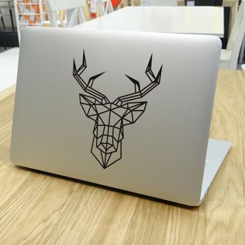Geometric Deer Laptop Sticker for Macbook Decal Pro 16" Air Retina 11 12 13 15 Inch Mac Book Skin 14" Vinilo HP Notebook Decal