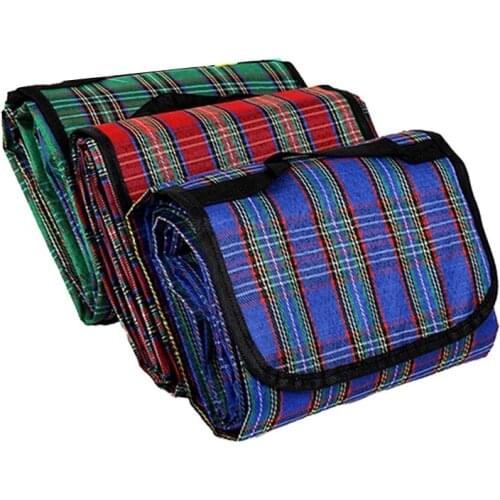 Picnic Mats 200x150cm Waterproof Outdoor Camping Beach Mat Portable Baby Climb Play Plaid Blanket Foldable Camping Sleeping Pad