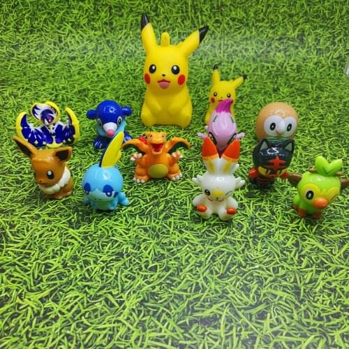 Pokemon Genuine Action Figure Refers To People Scene Decoration Static Model Doll Collect Souvenirs Toy Gifts