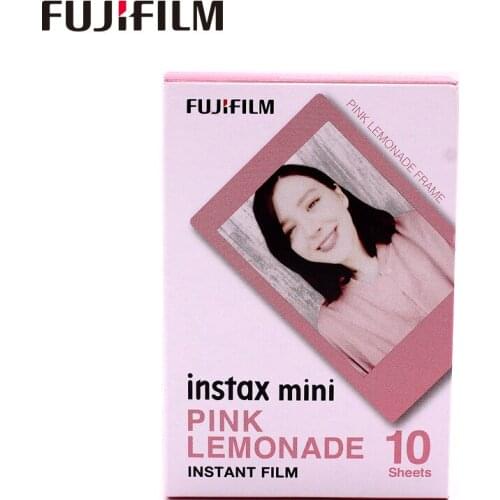 Original Fujifilm Fuji Instax Mini 8 Pink Frame Film 10 Sheets For 11 7 7s 8 9 50s 7s 90 25 Share SP-1 2 3 Instant Cameras