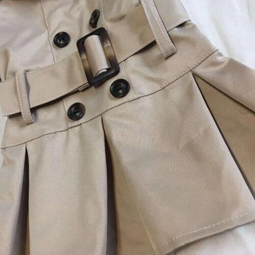 Dog Dress for Small Dogs Jacket for French Bulldog Plaid Dresses for Chihuahua Boutique Puppy Dog Costume PC0987