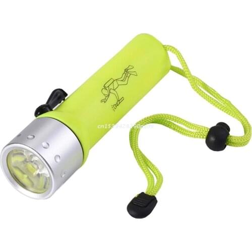 Professional LED Waterproof Scuba Diver Diving Flashlight Underwater Torch Dropship