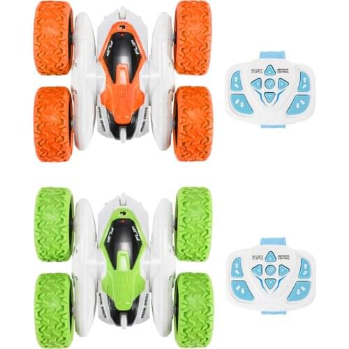 RC Car 2.4Ghz Brushed Motor 360° 4WD Racing Stunt Car RC Toy