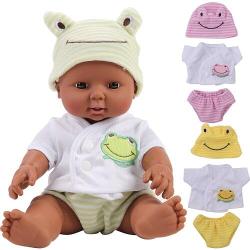 Simulation Rebirth Doll Lifelike African Baby Doll Realistic Soft Vinyl Newborn Dolls with Clothes Childrens Gifts