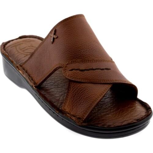 Genuine Leather Mens Slippers