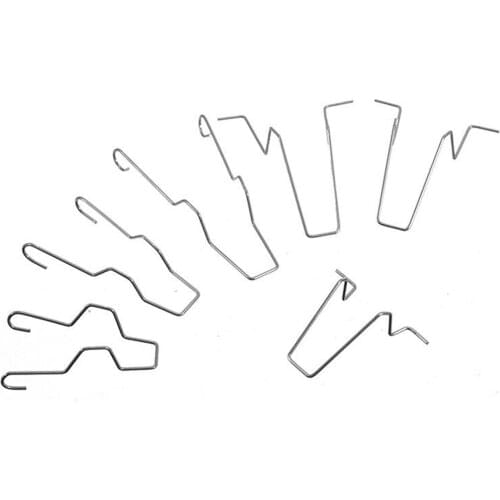 6Pcs Silver Universal Car Headlight Bulb Retaining Spring Clips Kit Accessories H1 H3 H4 H7