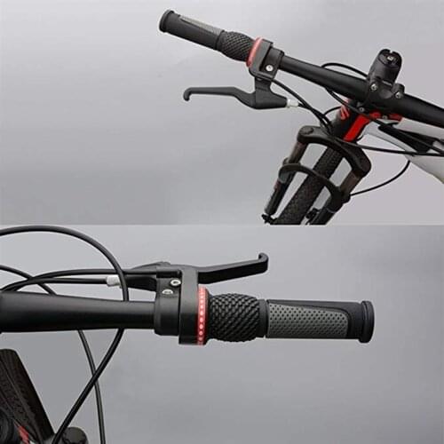 Multi-purpose Convenient Rubber Bike Grips Standard Bikes Black Round Short Mini Bicycle Handlebar Grips Bicycle Accessories