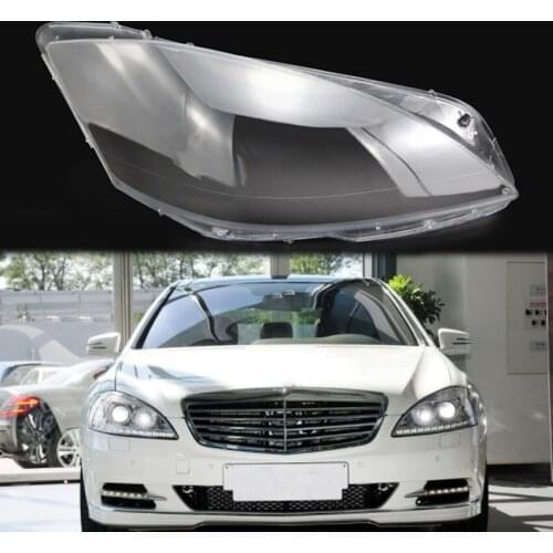 LENS w221 lampshade Lens protection plastic Headlight cover for Mercedes Benz S Class w221 S280 S300 S350 S500 2010-2013 LENS