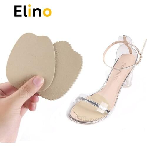 Women High Heel Leather Forefoot Pad for Anti-Slip Self-adhesive Sticker Comfortable Sweat Non-slip Foot Care Sandal Half Insole
