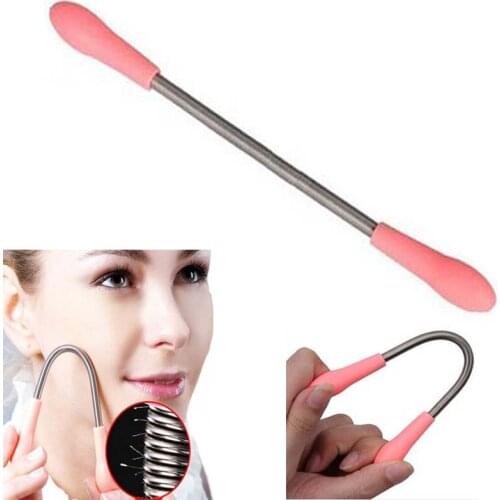 10 X Facial Face Threading Epistick Epilator Spring Hair Remover Removal Stick Retail & Wholesale High quality Free shipping