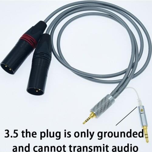 3.5 Grounding 2.5mm male to dual xlr for SONY zx 300a 505 507 nw wm1A hiby fiio sp1000M SP2000 AK380 AK320 SR15 SE100 KANN CUBE