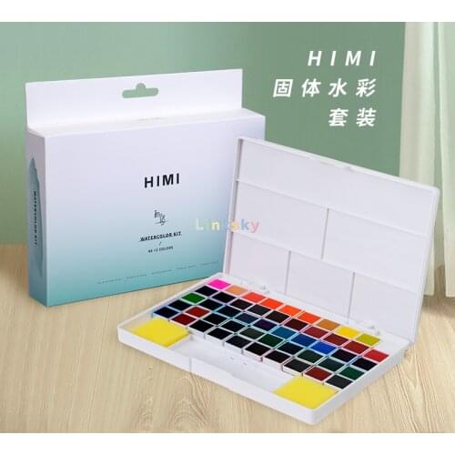 Miya HIMI Watercolour Paint Set of 14,24,36,50 Premium Colors, Professional Artist Painting Kit in Portable Case ,for Beginners