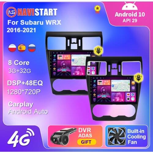 For Subaru Forester XV WRX 2016-2020 2din Car Radio Stereo Autoradio Audio Multimedia Player Navigatio GPS Carplay Android Auto