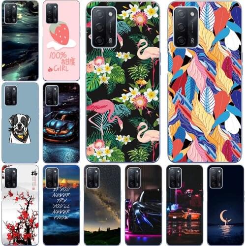Phone Cases For OPPO A54 4G A55 5G A74 4G 5G 2021 Soft TPU Cover Color Luxury Popular Printing Mobile Fashion Bags Free Shipping