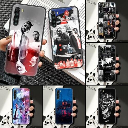 Hajime MiyaGi Andy panda Phone Case For Xiaomi Redmi Note 7 8 9 10 7A 8T 9A 9T 9S 10S Pro black silicone prime luxury Etui