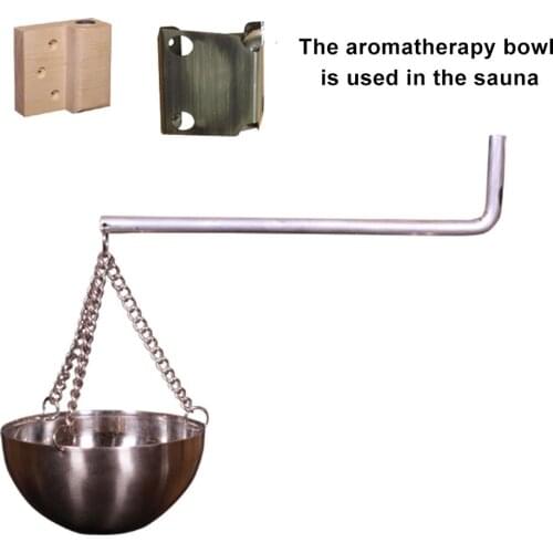 For Sauna And Spa Sauna Aromatherapy Oil Cup Stainless Steel Essential Oil Holder Bowl Sauna Accessories