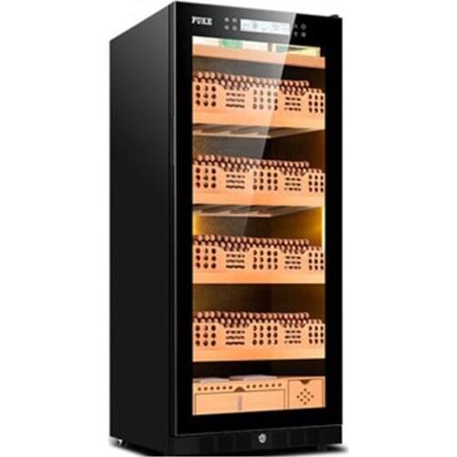 FUKE FK-48 cigar cabinet humidor led light humidor Cooler Humidor Cabinet Cedar wood Cigar Cooler FK-48C2