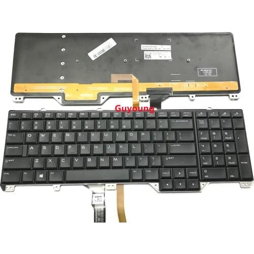 US Layout Keyboard FOR Dell Alienware 17 R1 17 R2 17 R3 M17 R1 M17 R2 M17 R3 With backlight